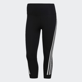 【adidas 愛迪達】運動褲 7分褲 緊身褲 女褲 黑 Opt TI 3/4 T(H64229)