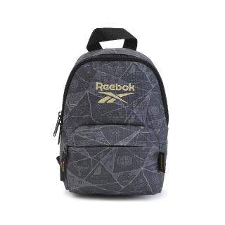 【REEBOK】後背包 CNY Backpack 男女款 灰 金 滿版 圖文 小包 雙肩(H11177)