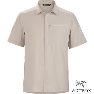 【Arcteryx 始祖鳥】男 Skyline 抗UV 短襯衫(繭雜灰)