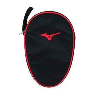 【MIZUNO 美津濃】桌拍袋-1入裝-台灣製 球拍包 桌球拍 乒乓球拍 手提袋 美津濃 黑紅(83TD110196)