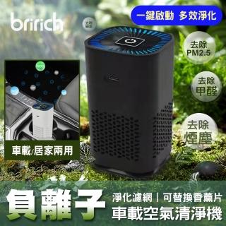 【BRI-RICH】USB負離子車載居家兩用清淨機(除甲醛 抗菌 抑菌 去味 PM2.5)