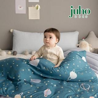 【韓國 Juho deco】兒童抗敏防蹣睡袋-銀河星空(附收納袋)