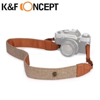 【K&F Concept】復古編織相機肩帶 相機背帶 經典棕(GW44.0008)