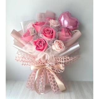 【OSTARA FLORIST 奧斯塔拉花藝】夢幻氣球愛的香氛花束(香皂花、情人節、花禮、節日、七夕、花束)
