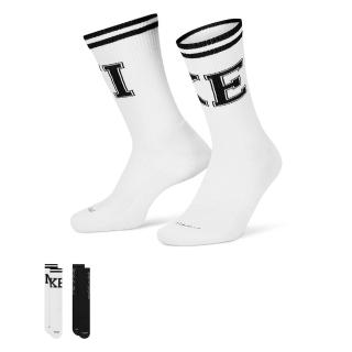 【NIKE 耐吉】襪子 運動襪 中筒襪 4雙組 U NK ED PLS CC 2PR 144 TM NKE 白黑 DQ7698-902