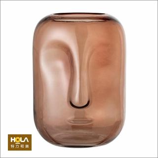 【HOLA】丹麥Bloomingville 人臉玻璃花器