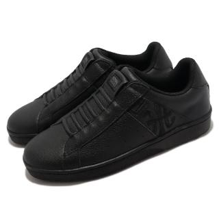 【ROYAL Elastics】休閒鞋 Icon 女鞋 黑 全黑 彈力鞋帶 皮革 經典款 橡膠大底(91900999)