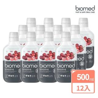 【Biomed】葡萄籽舒復漱口水12入組_momo限定組(500ml*12入)