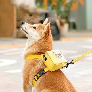 【MY PET】狗狗萌趣外出背包   Bear(牽引繩)