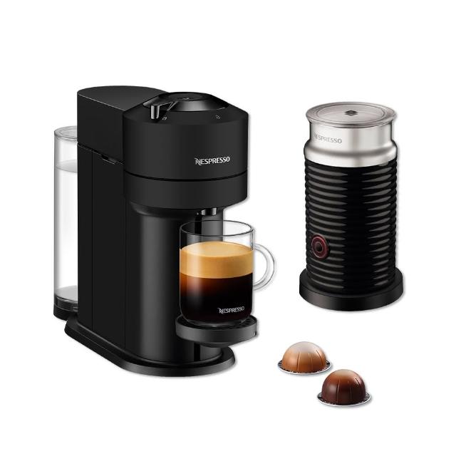 【Nespresso】Vertuo Next經典款膠囊咖啡機奶泡機組合_多色任選 全自動咖啡機(瑞士頂級咖啡品牌)