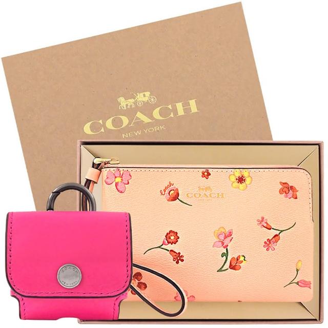 【COACH】手拿包+吊飾禮盒組/名片夾/鑰匙零錢包(多款多色任選)