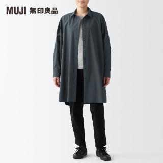 【MUJI 無印良品】女有機棉高密織長版衫(共4色)