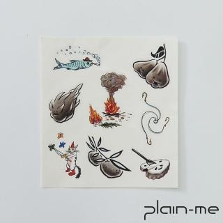 【plain-me】職人刺青紋身貼紙(男款/女款 紋身貼紙)