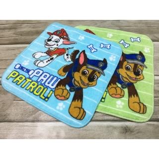 【paw patrol 汪汪隊立大功】100%正版授權可愛小方巾6條(任選顏色／綠、藍、綜合)
