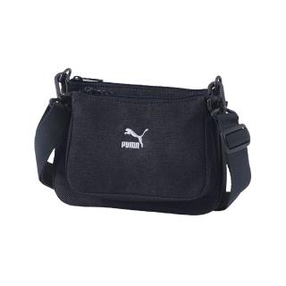 【PUMA】肩背包 Shoulder Bag 女款 深藍 子母 小包 軟布 Jolin 蔡依林 丹寧風(07945901)