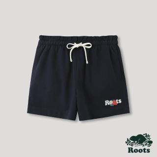 【Roots】Roots女裝-回歸根源系列 草莓元素花苞短褲(藍色)