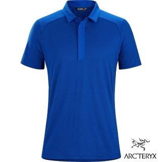 【Arcteryx 始祖鳥】男 A2B短袖POLO衫(生命藍)