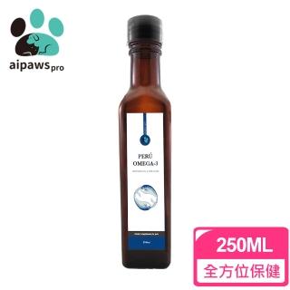 【aipawspro 愛寶】寵物魚油 -Per☆黃金魚油 250ml/瓶(皮膚、心血管保健 含豐富omega-3 EPA DHA)