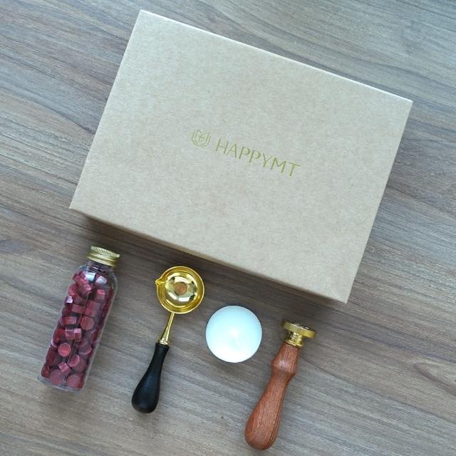 【HAPPYMT 開心鋼筆店】火漆封蠟入門超值組(字母款)