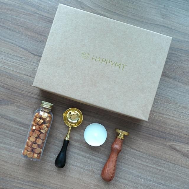 【HAPPYMT 開心鋼筆店】火漆封蠟入門超值組(字母款)