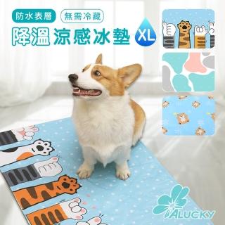 【ALucky 愛樂奇】寵物降溫涼感冰墊XL號-60x90cm(貓狗冰墊/寵物降溫/涼感冰墊/涼墊/涼感床墊)