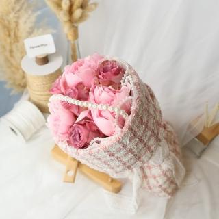 【Flower Plus】-雙北限定- 花中皇后 小香風花束(鮮花)