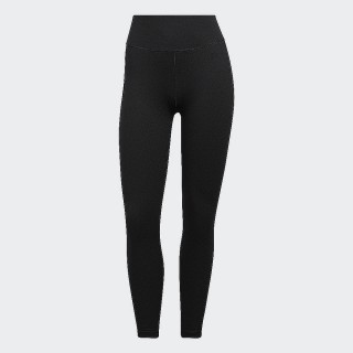【adidas 愛迪達】運動褲 緊身褲 女褲 休閒褲 黑 YO STO 78 TIG(HC6637)