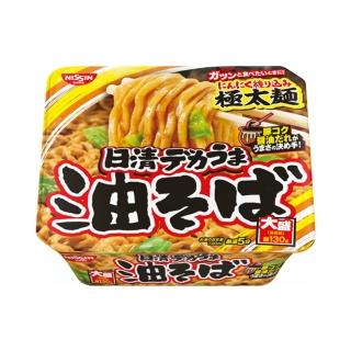 【NISSIN 日清】大盛裝日式炒麵-豚香醬油味157g(泡麵)