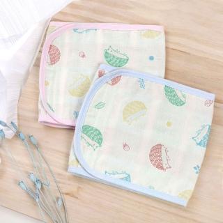 【NEW STAR】MIT四層紗繽紛森林嬰兒肚圍Ｍ-森林小刺蝟(保暖 台灣製 純棉)