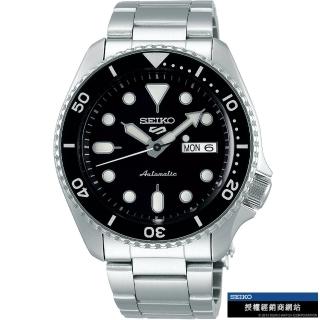 【SEIKO 精工】SEIKO 精工 5 Sports 系列 黑水鬼型機械錶(4R36-07G0Q/SRPD55K1)