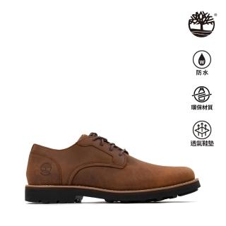 【Timberland】男款銹褐色全粒面皮革Crestfield防水牛津鞋(A5V11F13)