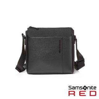 【Samsonite RED】ALTAR 抗菌商務時尚斜背包(黑色)