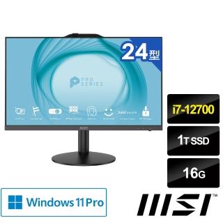 【MSI 微星】PRO AP242 12M-052TW 24型 AIO液晶電腦(i7-12700/16G/1T SSD/Win11Pro)