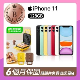 【Apple 蘋果】B級福利品 iPhone 11 128G(手機包膜+副廠電池)