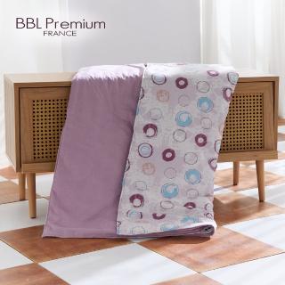 【BBL Premium】親柔棉印花涼被-心晴系列.夢幻甜甜圈-梅紫(單人)