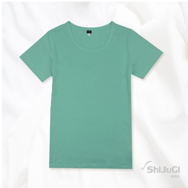 【ShiJuGi 細織姬】童短袖棉T 台灣製 純色素T(5色任選 /150cm)