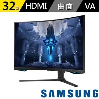 【SAMSUNG 三星】32吋 Odyssey Neo G7 Mini LED 曲面電競顯示器(S32BG750NC)