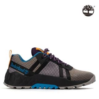 【Timberland】男款淺灰褐色網眼防潑水環保纖維GreenStride Solar Wave LT休閒鞋(A41WKK51)