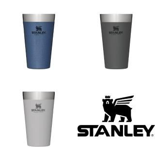 【Stanley】Stanley冒險系列 真空不鏽鋼品脫杯0.47L 錘紋藍、鐵灰、灰(10-02282)