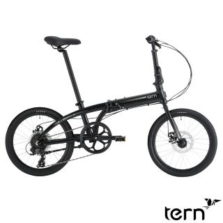 【Tern】Link B8 20吋8速鋁合金碟煞系統折疊單車-消光黑(小折)