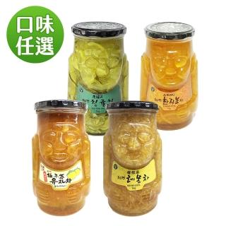 【韓味不二】濟州島 果醬茶系列 1kg/瓶(柚子茶/檸檬茶/漢挐峰柑橘茶)