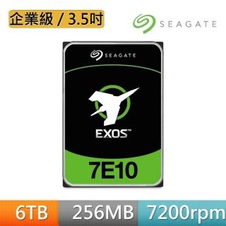 【SEAGATE 希捷】企業級 EXOS 6TB 3.5吋 7200轉 SATAⅢ 企業級硬碟(ST6000NM019B)