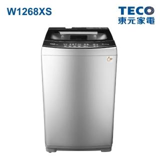 【TECO 東元】福利品★12公斤 超音波強力洗淨變頻直立式洗衣機(W1268XS)