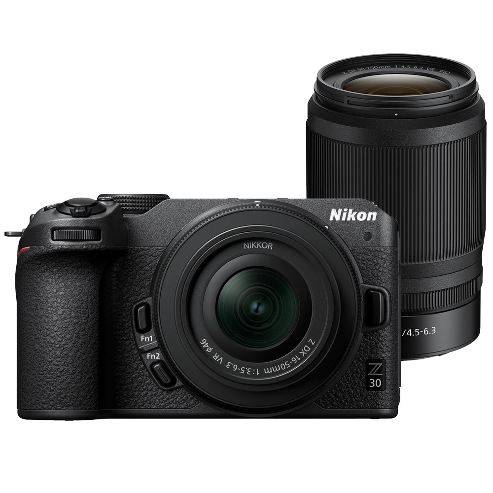 Nikon 尼康】Z30 + NIKKOR Z DX 16-50mm + 50-250mm 雙鏡組--公司貨