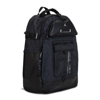 【NIKE 耐吉】後背包 Jordan 23 Backpack 男女款 黑 基本款 筆電包 收納 書包(JD2233004GS-001)