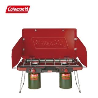 【Coleman】瓦斯雙口爐 / 紅色(CM-21950M000)