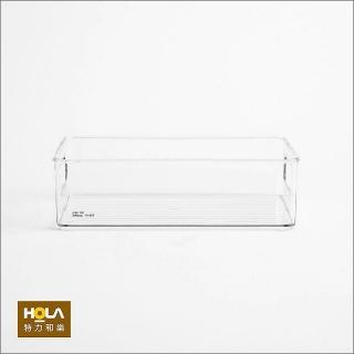 【HOLA】透明廚櫃收納盒26x7.5cm