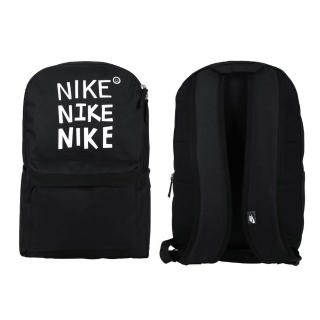 【NIKE 耐吉】大型後背包-雙肩包 肩背包 黑白(DQ5753-010)
