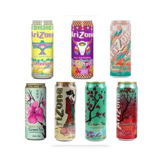 【ARIZONA】綠茶 680ml/瓶 多款(綠茶/低糖綠茶/微糖綠茶/綜合水果/檸檬/水蜜桃/紅蘋果綠茶)