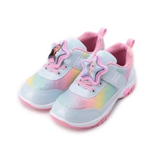 【Disney 迪士尼】17-21cm 二代 星星電燈運動鞋 湖水藍 中大童鞋 FNKX14276